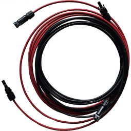 Kit de câbles d'extension MC4 avec connecteur solaire des deux côtés câble de rallonge rouge/noir, différentes longueurs
