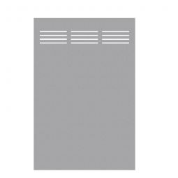 Panneau brise-vue, TraumGarten BOARD Gris titan avec treillis  panneaux en aluminium composite, différentes tailles