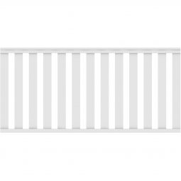 Clôture jardin LONGLIFE CLEO Clôture plastique blanche TraumGarten plastique pour fenêtre de haute qualité, 180x85 cm