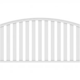 Clôture jardin LONGLIFE CLEO Clôture plastique blanche ronde TraumGarten plastique pour fenêtre de haute qualité, 180x85 (102) cm