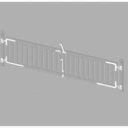 Kit de ferrures pour porte double, TraumGarten Clôture de jardin LONGLIFE CLEO convient pour le double portail de clôture de jardin CLEO