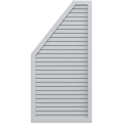 Panneau brise-vue TraumGarten DESIGN RHOMBE Argenté, raccordement 90x180 sur 90cm, cadre en aluminium 66x40mm, laqué