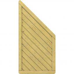 TraumGarten Panneau bois, Brise-vue GADA, raccord de finition Bois d'épicéa massif de petite taille (kdi), grande stabilité, 89 x 179 sur 89 cm