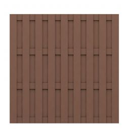 Panneau brise-vue composite , TraumGarten JUMBO WPC, marron montage vertical ou horizontal