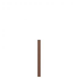 Poteau pour pare-vue bois composite marron, TraumGarten JUMBO approprié pour les éléments JUMBO bois composite h=95cm ou l=179cm