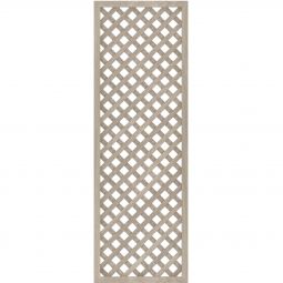 TraumGarten Clôture occultante LONGLIFE RIVA en chêne polaire grille diagonales Plastique de fenêtre de haute qualité, résistant à la lumière et aux intempéries, 60x180