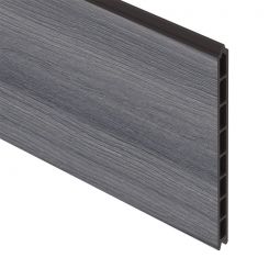 Panneau brise-vue composite, lame simple gris, TraumGarten SYSTEM WPC PLATINUM XL dimensions (Lxlxh): 178x30x2cm, raccourcissable