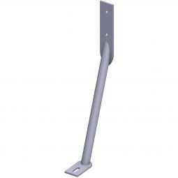 TraumGarten clôture brise-vue ancrage anti-tempête KYRILL pour la stabilisation sous charges de vent et charges mécaniques, métal, 65x6x25 cm