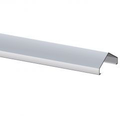 Profilé finition en aluminium 180cm, TraumGarten WEAVE longueur: 180cm pour 56 à 60 mm d'épaisseur de cadre
