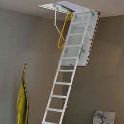 Escalier escamotable isolé Minka STEEL échelle de grenier métal disponible en différentes tailles