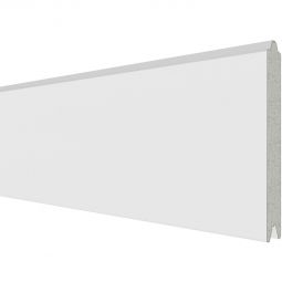 Clôture pare-vue TraumGarten SYSTEM ALU PLUS Profilé simple blanc clôture à lamelles Largeur : 178 cm oder 238 cm