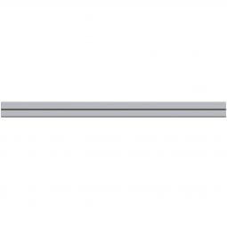 TraumGarten SYSTEM Rhombe 2x Profil  argenté Pare-vue Clôture  profilés en aluminium enduits et expansés pour occultation 2 x 6 x 179 cm