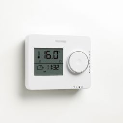 Thermostat numérique programmable Warmup Tempo blanc Commande intuitive via un bouton rotatif et un curseur, réglable rapidement en quelques étapes seulement