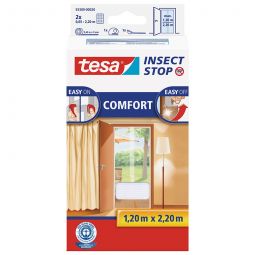 Moustiquaire pour porte Insect Stop Comfort, Tesa 120x220 cm, 2 rouleaux/paquet
