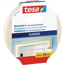 Ruban crêpé tesa Premium Classic différentes largeurs, pour masquer, couvrir ou banderoler