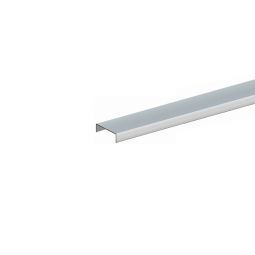 Profil finition aluminium étroit 179cm, TraumGarten longueur: 179cm pour 35 à 38 mm d'épaisseur de cadre
