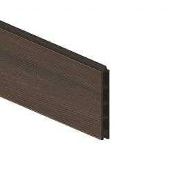 Panneau brise-vue composite, lame simple, TraumGarten SYSTEM WPC PLATINUM marron dimensions (Lxlxh): 178x15x2cm, raccourcissable