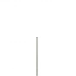 Poteau argenté, TraumGarten WEAVE-LÜX à sceller ou à visser, suspension poteau incluse