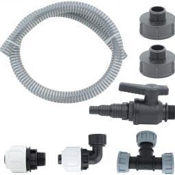 Kit de connexion rapide pour cuves IBC avec tuyau DN25 Connexion de deux réservoirs IBC avec S60x6 (DN50) filetage intérieur