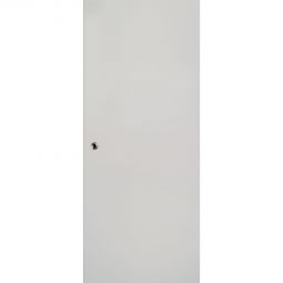 Porte coulissante en applique Kilsgaard type 43/00 gris uni Lamikor Construction à âme alvéolaire robuste et surface CPL grise, facile d'entretien, résistante aux rayures et à la lumière