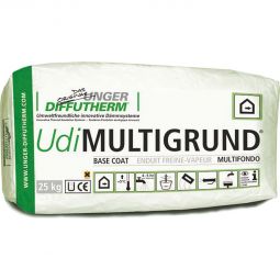 Mortier de lissage et d'armature UdiMULTIGRUND UdiDÄMMSYSTEME 25 kg, pour isolation en fibre de bois, frein-vapeur et hydrofuge