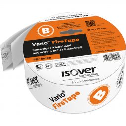 Ruban adhésif ISOVER Vario FireTape ignifuge de haute qualité 25 m, spécialement adapté les membranes d´étangéité ininflammables sVario KM FirePlex
