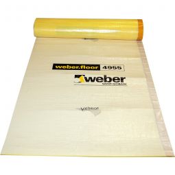 weber sous-couche d'isolation weber.floor 4955 sous-chape mince Dimensions du roleau: 30 x 1 mètres