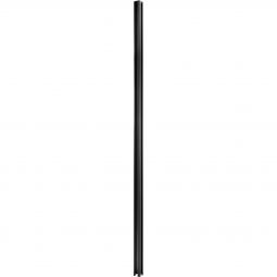 Poteau d'angle anthracite NATURinFORM clôture d'occultation WPC EFFEKTIVE Aluminium, 245 cm, à sceller dans le béton, avec capuchon de finition