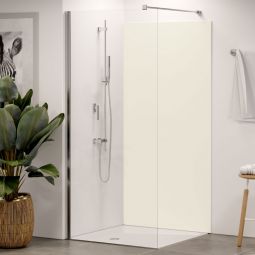 Panneau mural douche aluminium composite Winwall Trend beige vendu à l'unité ou en set, différentes tailles au choix
