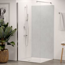 Panneau mural douche aluminium composite Winwall Sichtbeton poli vendu à l'unité ou en set, différentes tailles au choix