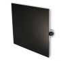 Chauffage infrarouge Jollytherm avec verre de sécurité trempé (ESG) pour mur et plafond noir 400 W / 1200 W