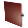 Radiateur infrarouge Jollytherm avec verre ESG pour mur et plafond rouge 400 W / 1200 W