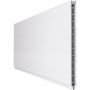Clôture à emboîter en PVC GroJa BasicLine couleur blanc panneau à lamelles 