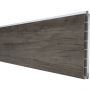 Clôture à emboîter étroite PVC GroJa BasicLine lame simple couleur monument oak panneau à lamelles 
