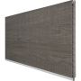Clôture à emboîter en PVC GroJa BasicLine lame simple couleur ash grey cut panneau à lamelles 