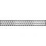 Panneau occultation, insert design GroJa Cube aluminium anthracite DB 703