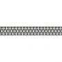 Panneau occultation, insert design GroJa Mesh aluminium anthracite DB 703