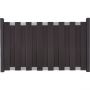 Fertigzaun Clôture de jardin anthracite traverse argent EV1 GroJa