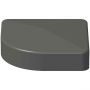 Capuchon de remplacement GroJa pour poteau d'angle alu variable anthracite DB 703