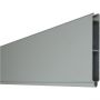 Clôture à emboîter GroJa Lumino aluminium lame simple couleur gris argent anthracite DB703 panneau à lamelles