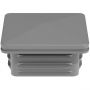 Capuchon de remplacement GroJa pour poteau alu brise-vue gris argent RAL 7001
