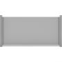 Panneau clôture occultant GroJa Premo HPL uni gris horizontal