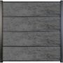 Panneau clôture à lames GroJa Premo HPL gris anthracite