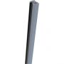 GroJa rail de serrage pour poteau alu brise-vue gris argent RAL 7001