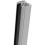 GroJa rail de serrage pour poteau alu brise-vue anodisé EV1 similaire RAL 9006