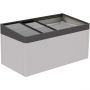 Couvercle pour bac surélevé 2x1 Biohort, gris foncé