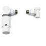 Ximax Accessoires pour radiateurs Thermostatset Elegant version angle Blanc