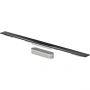 Caniveau de douche design ACO ShowerDrain S+ acier inox couleur noir