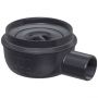 Corps d'avaloir de bain ACO Easyflow plat, sortie latéral