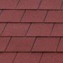 Skan Holz bardeaux bitumineux rectangulaires rouges - bardeaux de toiture